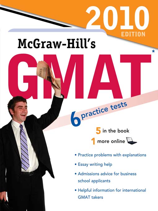Title details for McGraw-Hill's GMAT, 2010 Edition by James Hasik - Available